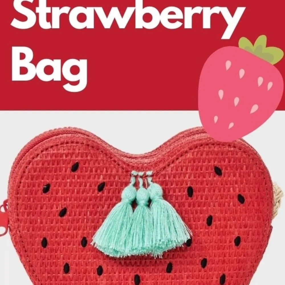 Cat&Jack Strawberry Crossbody Bag